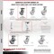 Service Caster 5 Inch Semi Steel Swivel Caster Set with Roller Bearings 2 Brakes SCC-35S520-SSR-2-SLB-2 - alternate 4